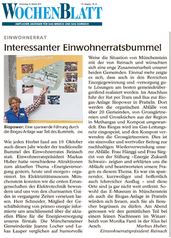 Interessanter Einwohnerratsbummel