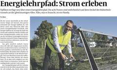 Energielehrpfad: Strom erleben